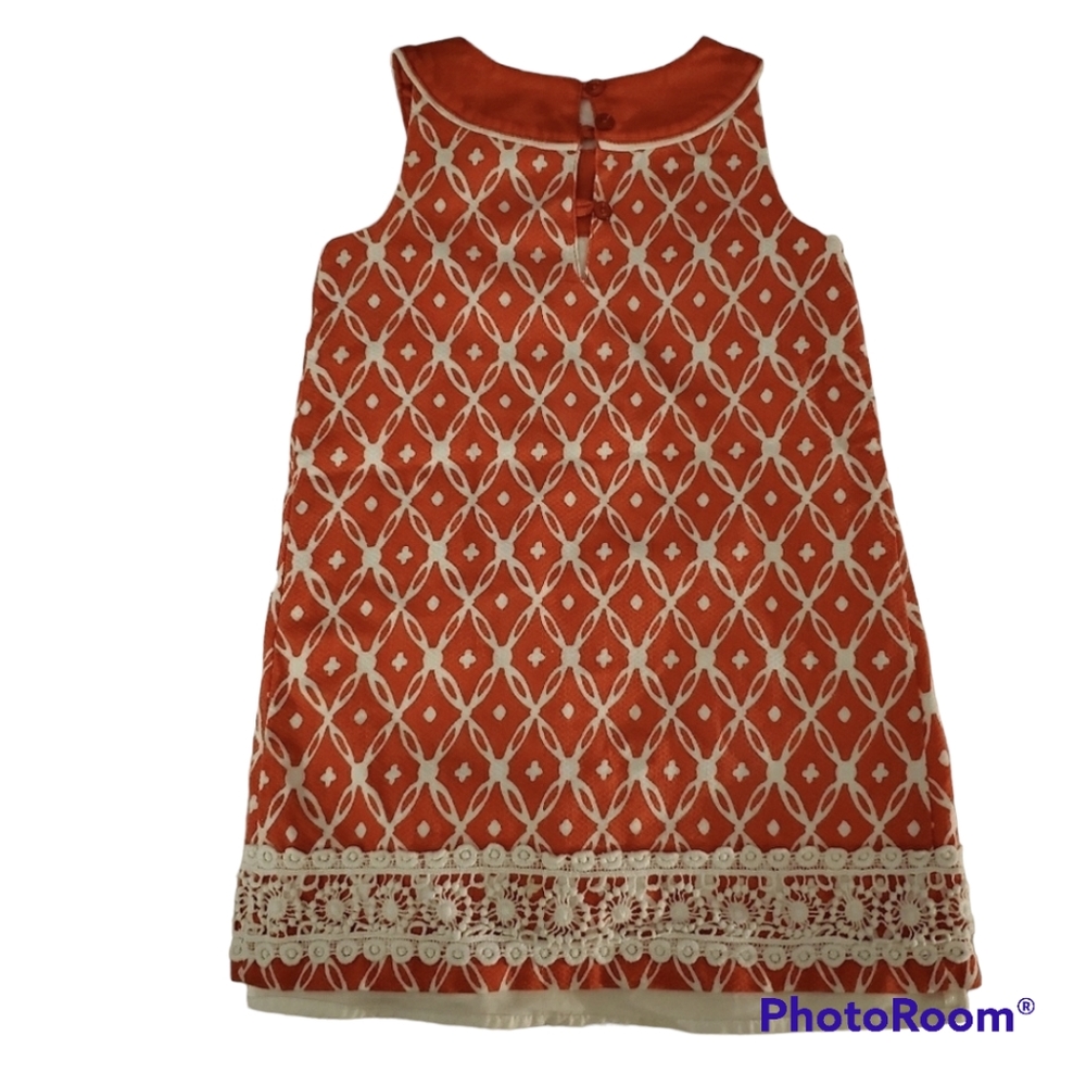 Red and White Dress Maggie & Zoe Girls Size 5 - Picture 2 of 6